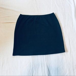 Sassy Navy colored Vintage Mini Skirt w/ gold flecks.   Item # 061